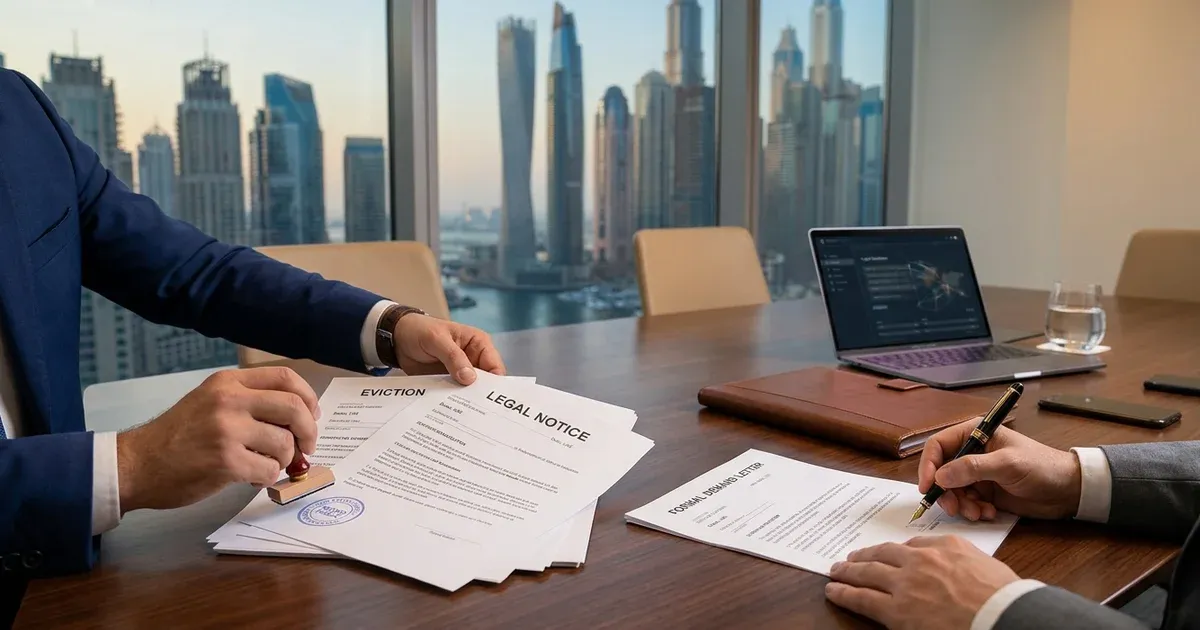Legal Notices & Eviction Notices Notarization Dubai