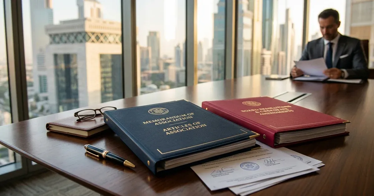 Corporate Documents (MOA/AOA/MOM) Dubai