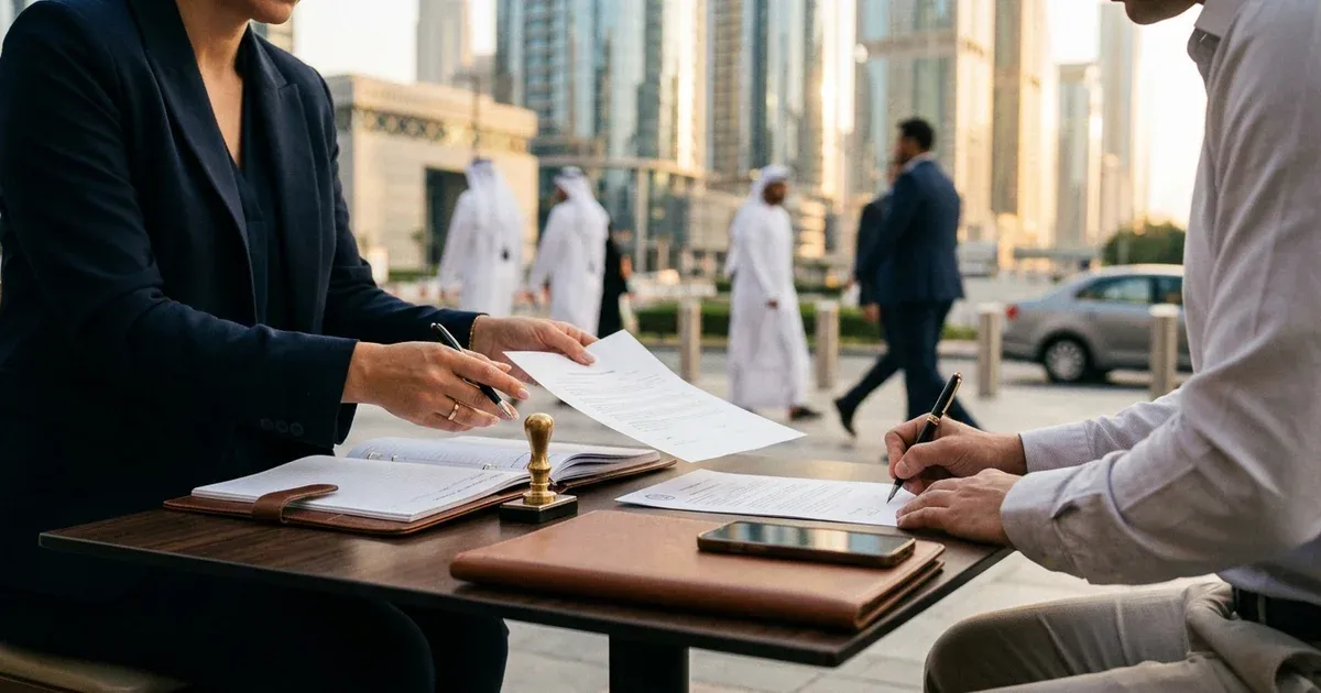 Mobile Notary Service Dubai