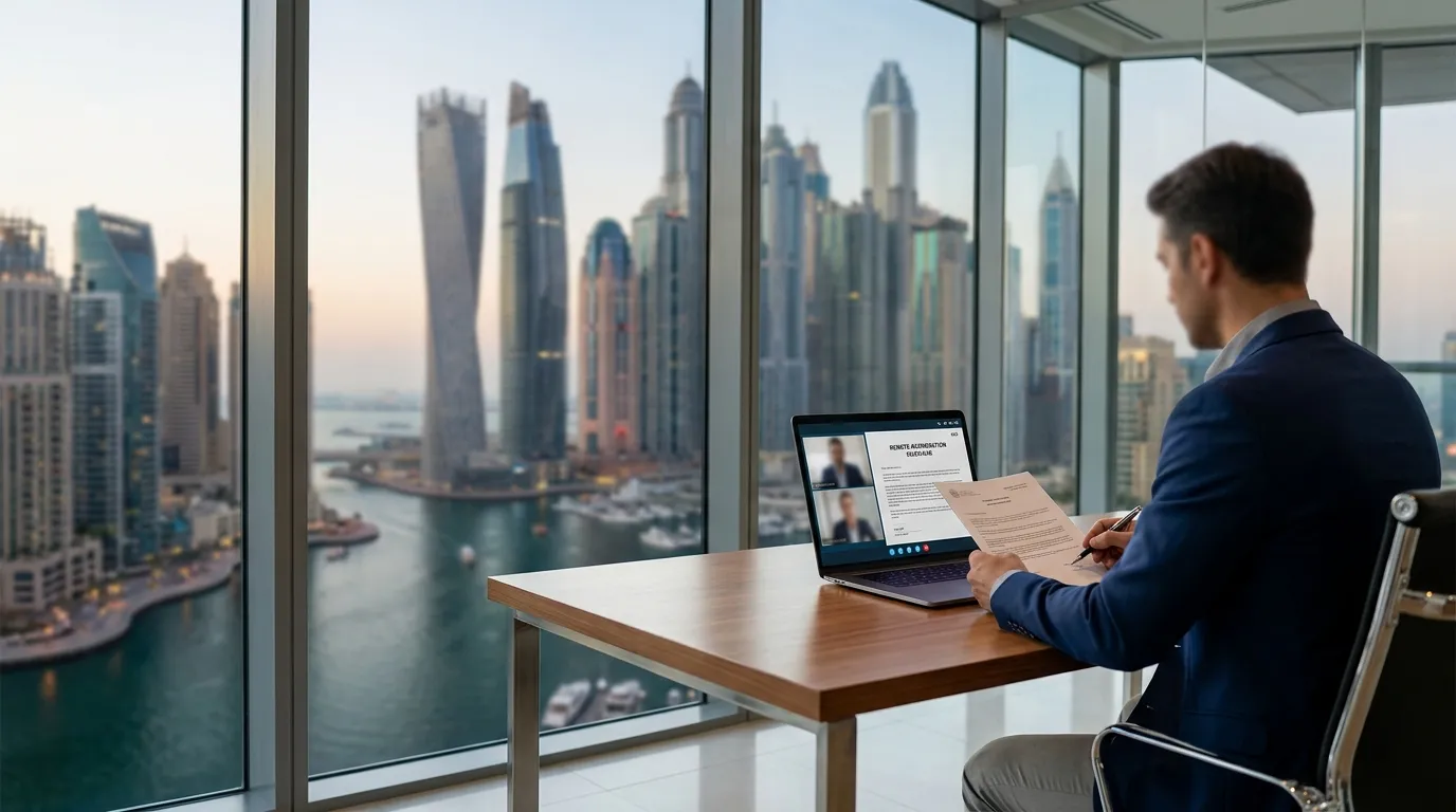 Remote Notarization Dubai
