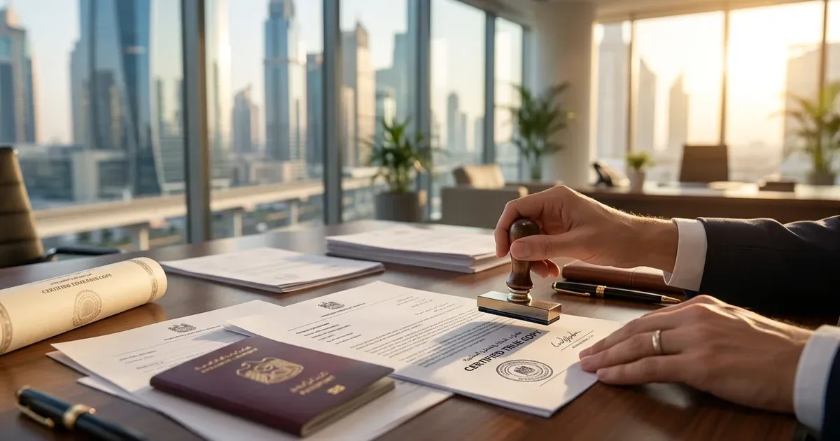 Certified True Copy Attestation Dubai